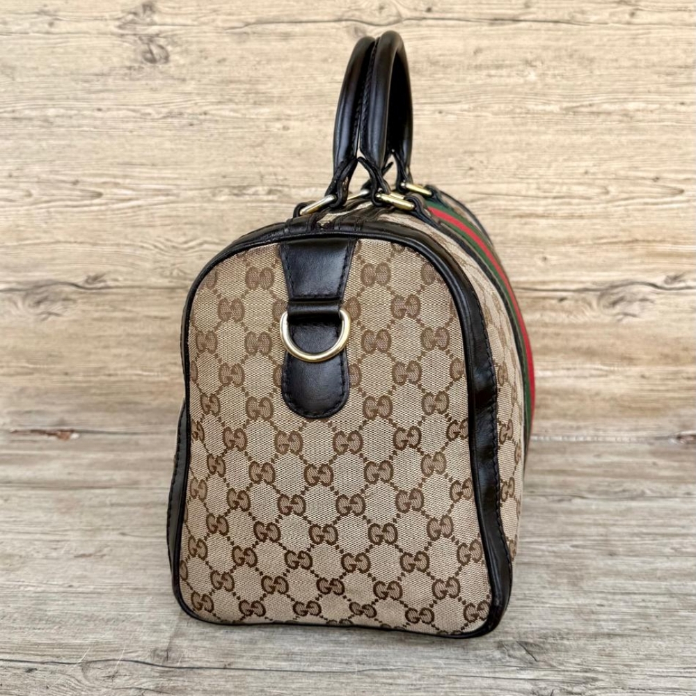 Gucci web Boston bag - Picture 7 of 11